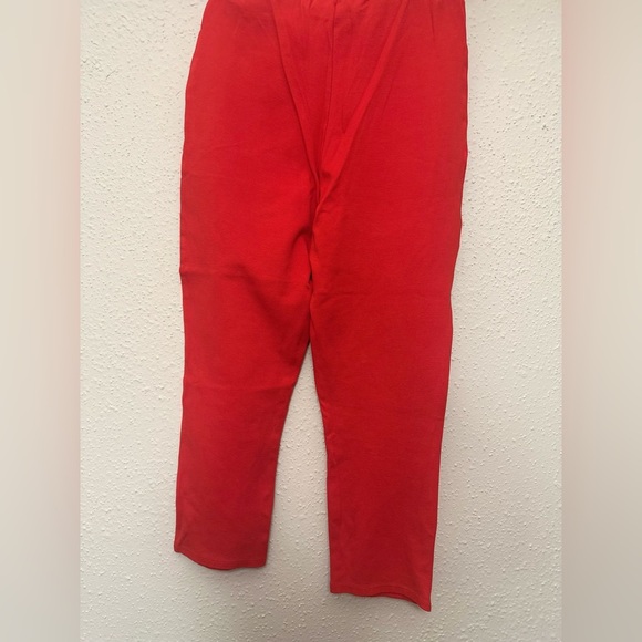 Blue Blush Red Skinny Pants Vibrant Stretchy Design - Picture 3 of 3